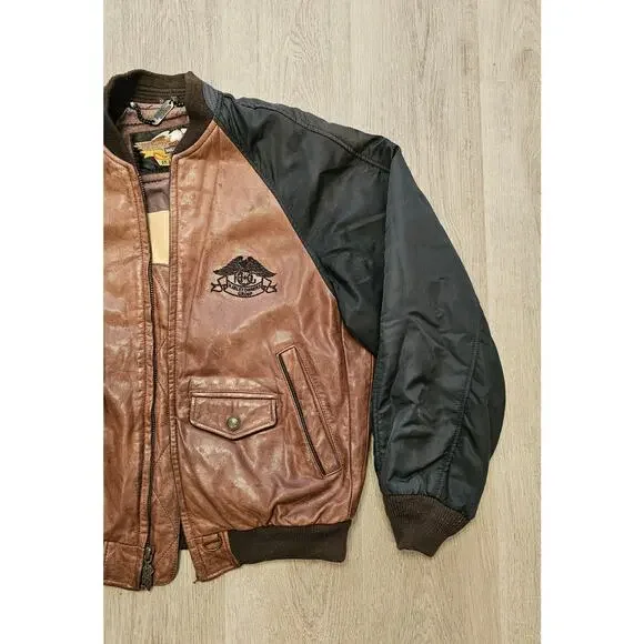 vintage Harley Davidson leather jacket size small